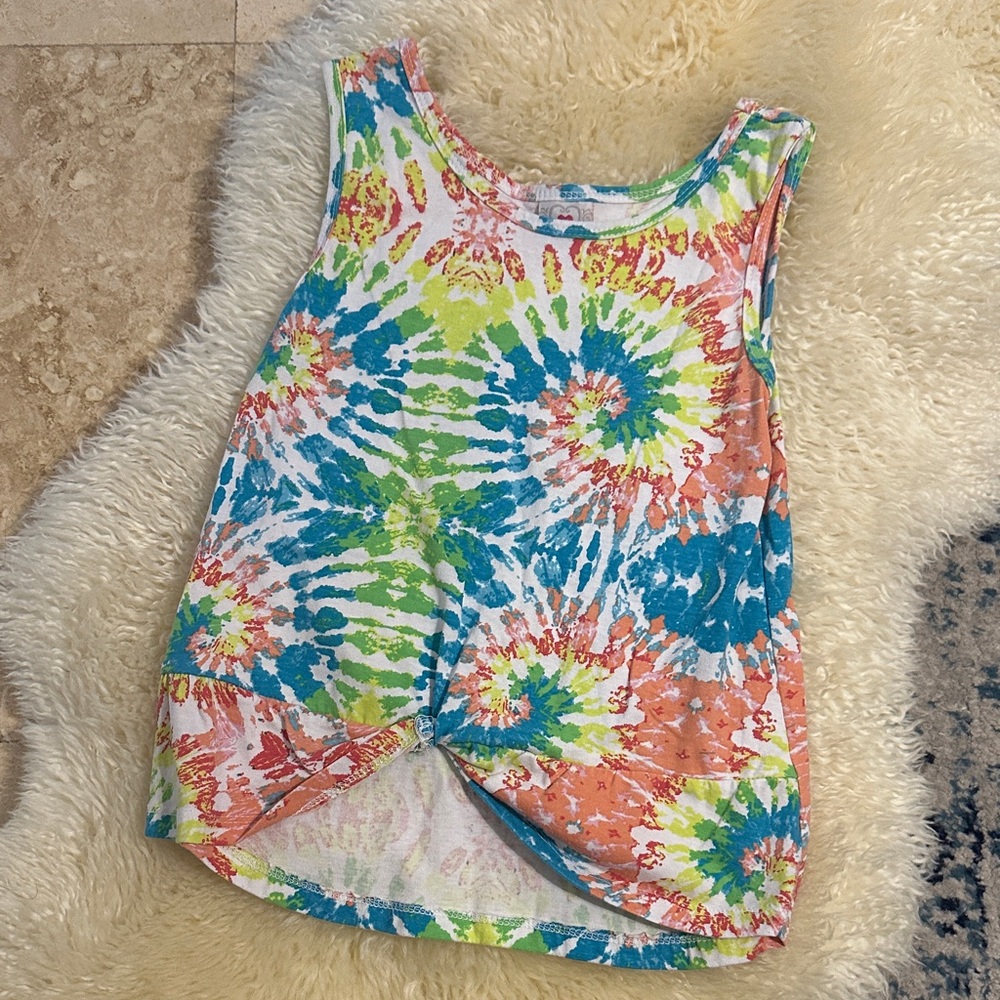 Colorful Tie-Dye Kids Tank Top